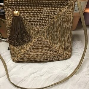 SharfitElegant Tan Crossbody Bag
